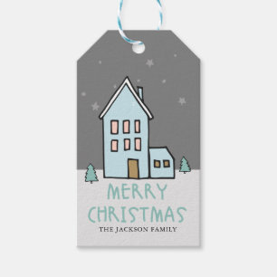 Vår hemjulklapp presentkortsetikett presentetikett