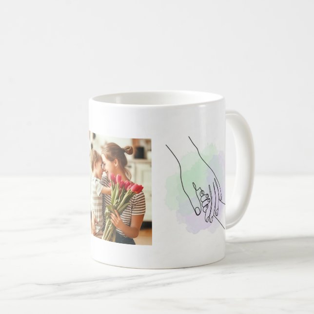 Vår hems hjärta Mama-mugg Kaffemugg (Framsida höger)