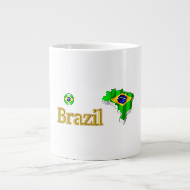 VÅR HEMVIST - BRASILIENS designsamling Jumbo Mugg (Framsidan)