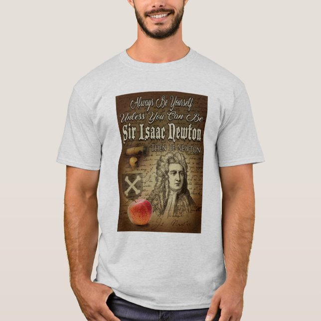 Var Herr Isaac Newton T Shirt (Framsida)