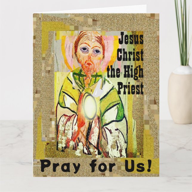 Vår Herre Jesus Kristus, den höga prästen Kort (Framsida)
