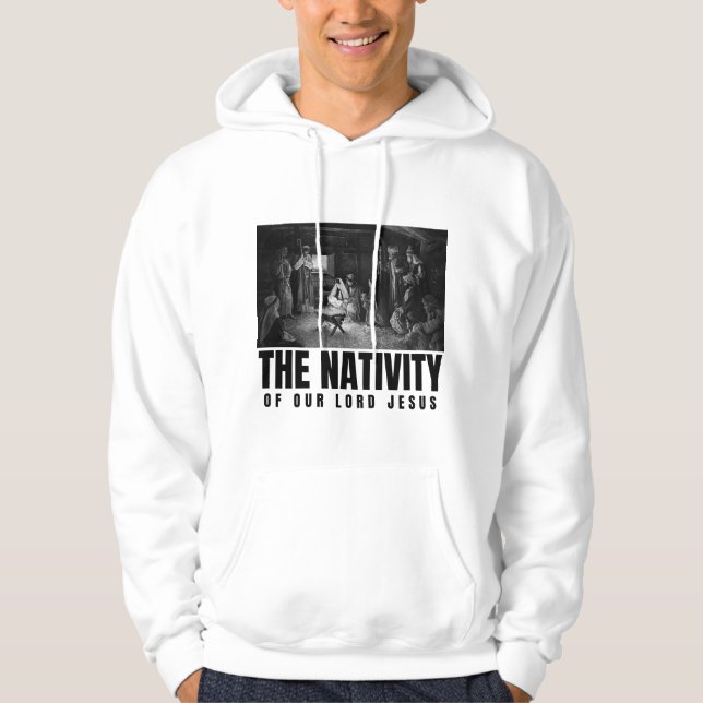 Vår Herre Jesus Kristus juls fantasi Hoodie (Framsida)