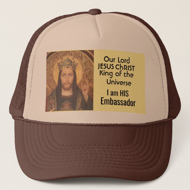 Vår Herre Jesus Kristus Lastbilschaufförshatt Keps (Framsida)