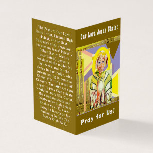Vår Herre Jesus Kristus Präst Bönkort Kort