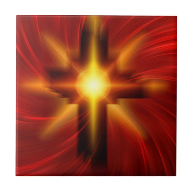 Vår Herre och frälsare Jesus Kristus keramik Tile Kakelplatta (Framsidan)