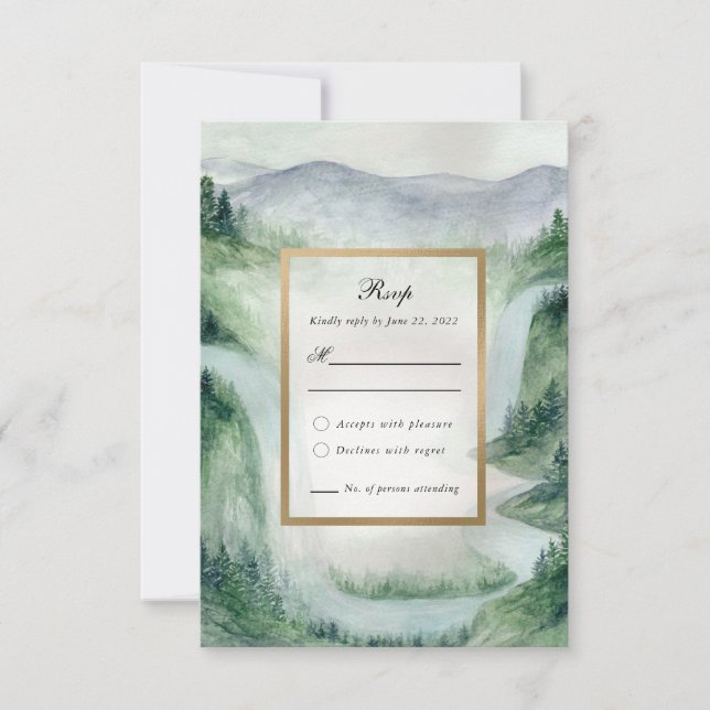 Vår historias RSVP OSA Kort (Framsida)