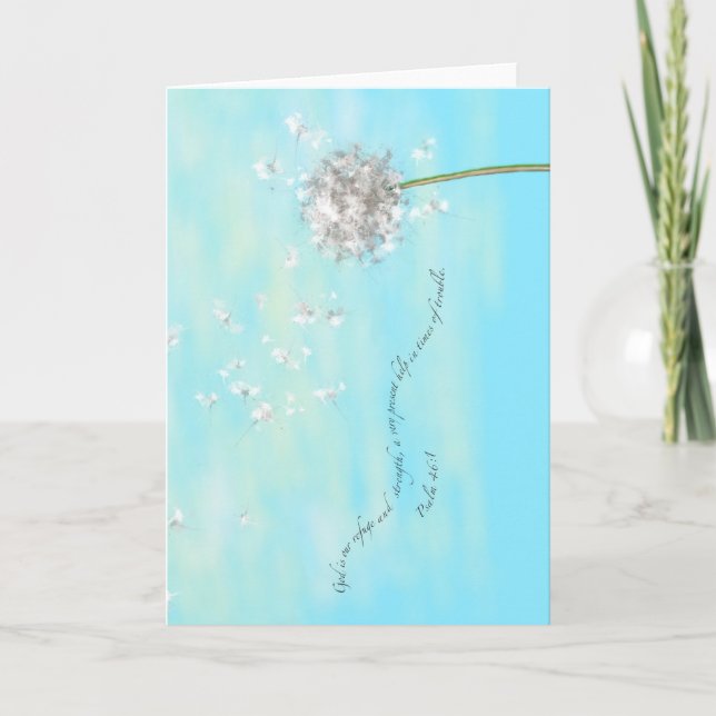 Vår hjälp någonsin, sympati/få bra kort (Framsida)