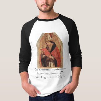 Vår hjärta är den rastlösa St Augustine skjortan, Tee Shirt