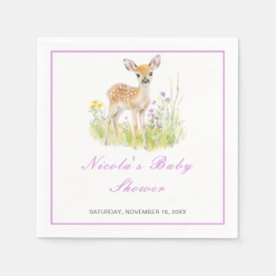 Vår Hjort Baby Shower napkin Pappersservett