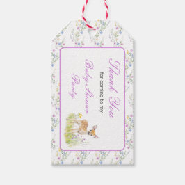 Vår Hjort Baby Shower Presentetikett