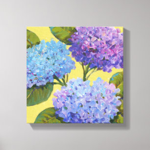 Vår Hydrangeas I Canvastryck