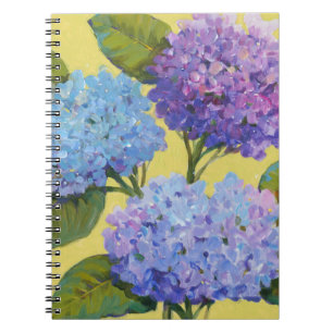 Vår Hydrangeus I Anteckningsbok