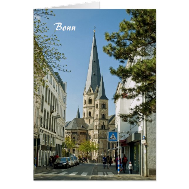 Vår i Bonn Hälsningskort (Framsidan)