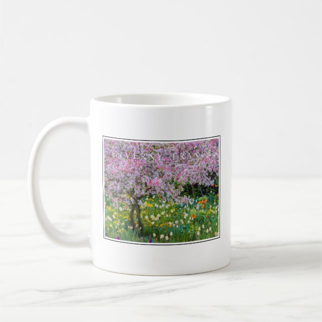 Vår i Claude Monets trädgård Kaffemugg (Vänster)