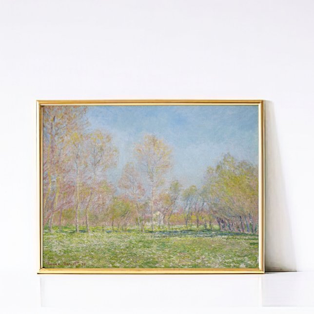 Vår i Giverny – Impressionistiskt landskapsmåleri Poster (The Soul of the Rose by John William Waterhouse, 1903 – Pre-Raphaelite Romantic Art Print)