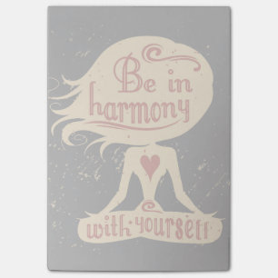 Var i harmoni med dig 2 post-it block