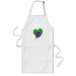 Vår i Kärlek - Lila Tulips Long Apron Långt Förkläde