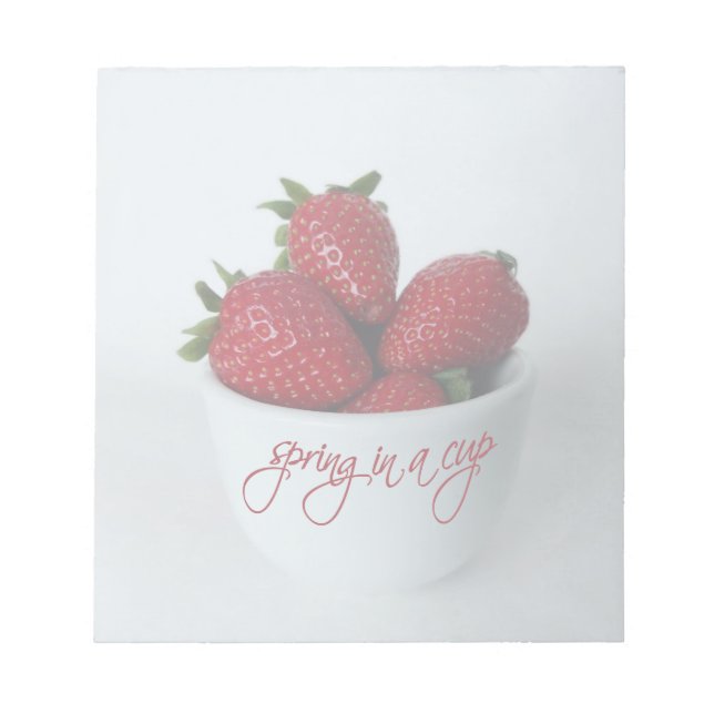 VÅR i KOPP Anteckningsblock (Framsida)