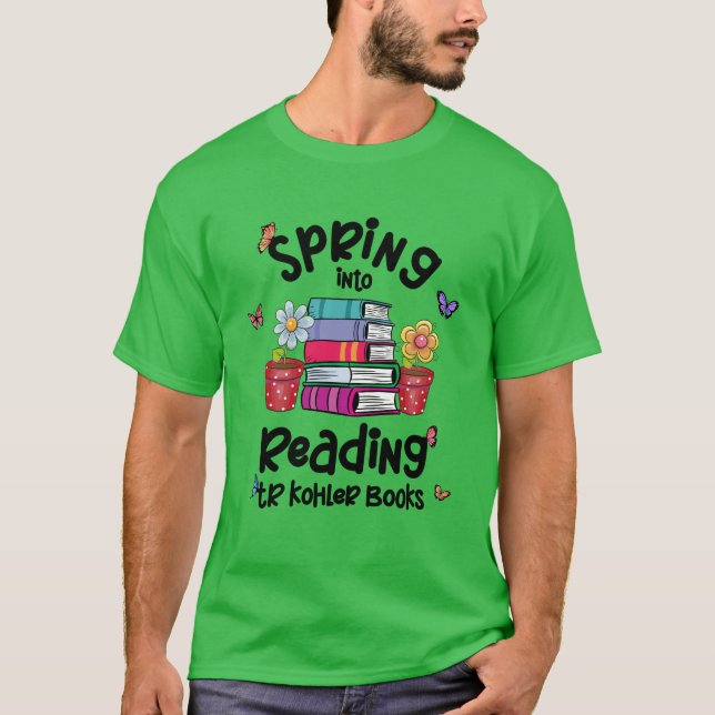 Vår i läsning TR Kohler Bokar T-Shirt (Framsida)