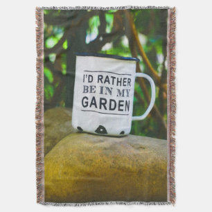 Var i min Garden Novelty roligt Filt