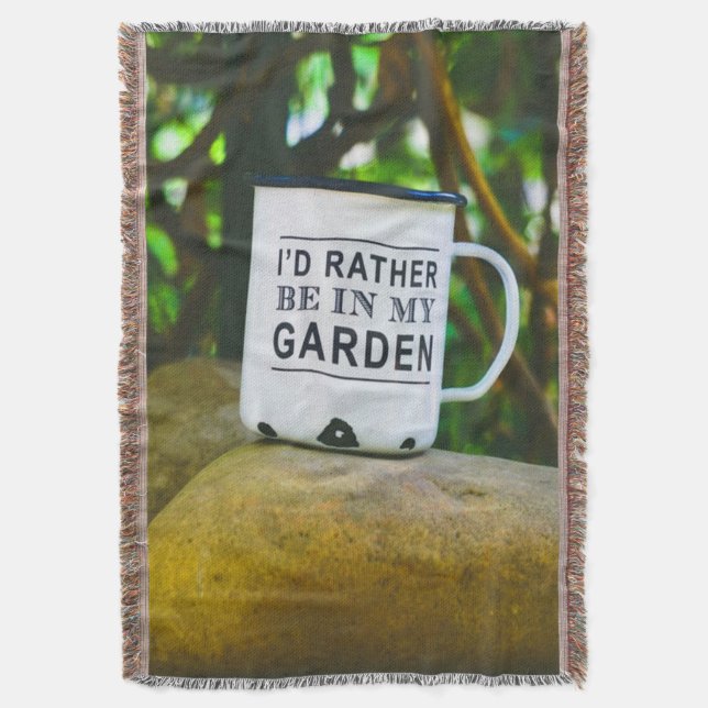 Var i min Garden Novelty roligt Filt (Framsidan Vertikal)