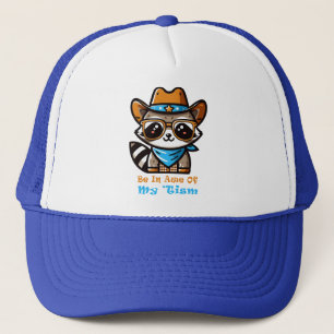 Var i närheten av min "Tism - Cute Raccoon funny A Keps