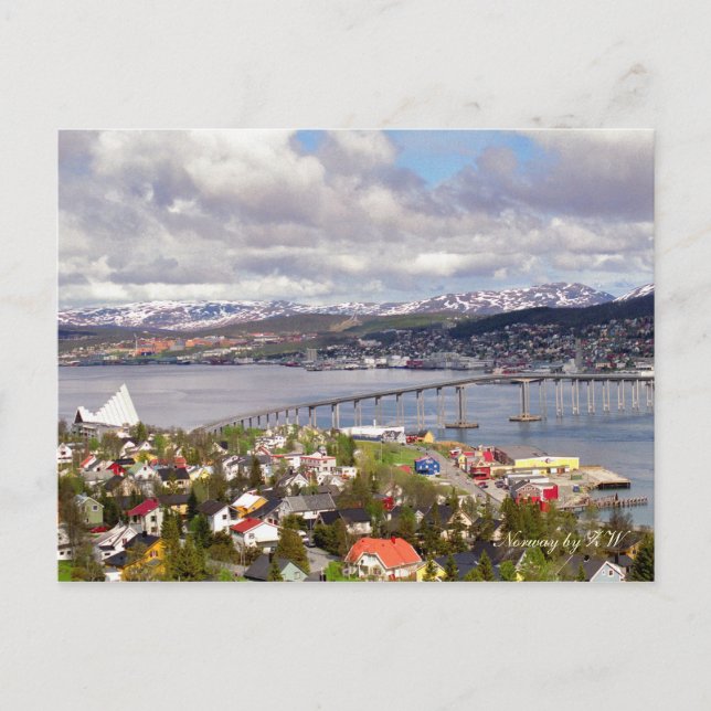 Vår i norra vykortet vykort (Framsida)