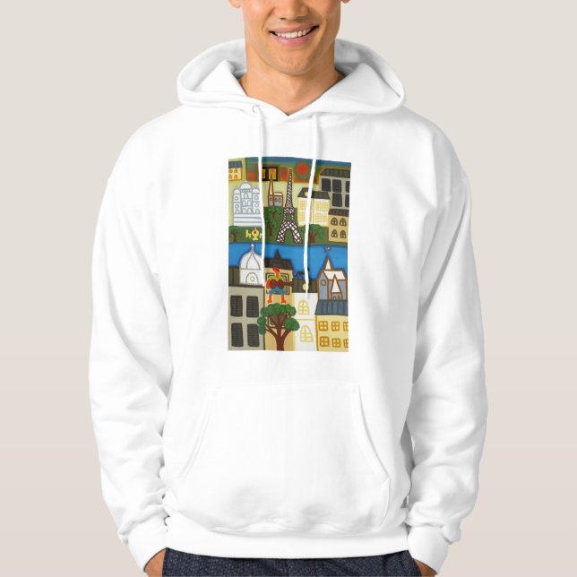 Vår i Paris 2006 Sweatshirt Med Luva (Framsida)