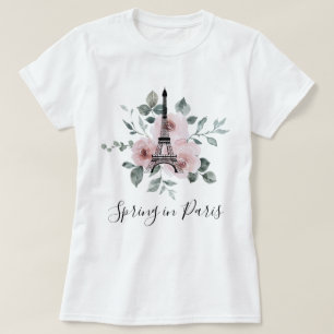 Vår i Paris - Girls Resa Anpassningsbar T Shirt