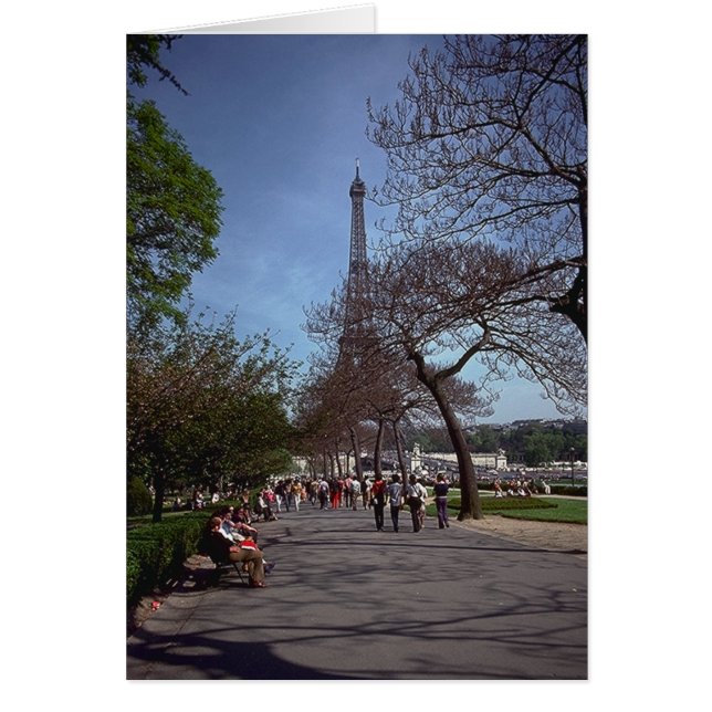 Vår i Paris OBS Kort (Framsidan)