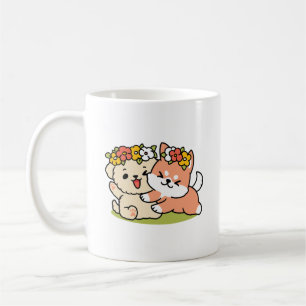 Vår i skärpa - Adsible Hund Illustration Kaffemugg