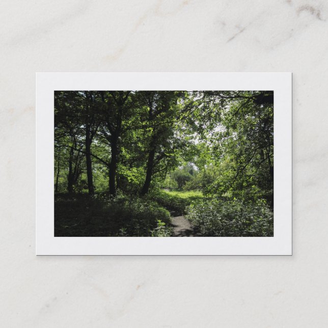 Vår i Skogen 03 (vid gränsen) Visitkort (Framsida)