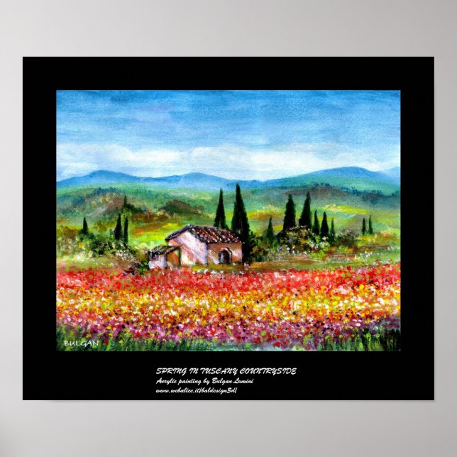 VÅR I TOSCANA 2 POSTER (Framsidan)