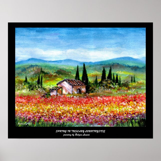 VÅR I TOSCANA 2 POSTER (Framsidan)