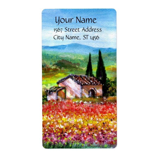 VÅR I TUSCANY FRAKTSEDEL (Framsidan)