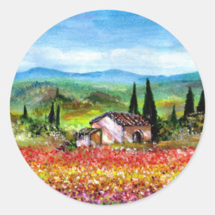 VÅR I TUSCANY RUNT KLISTERMÄRKE