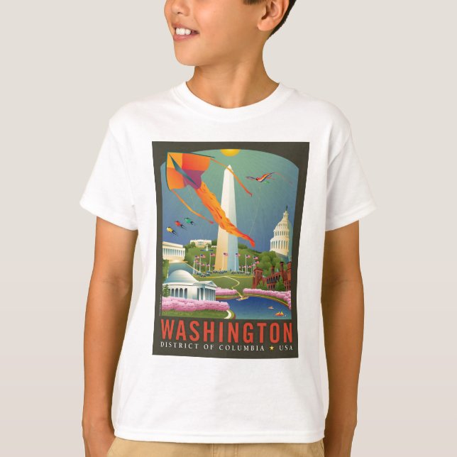 Vår i Washington D.C. T-shirt (Framsida)