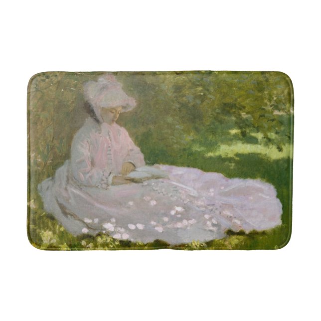 Vår, Impressionistiskt porträtt, Claude Monet Badrumsmatta (Framsidan)