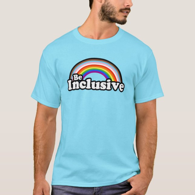 Var inkluderande t shirt (Framsida)