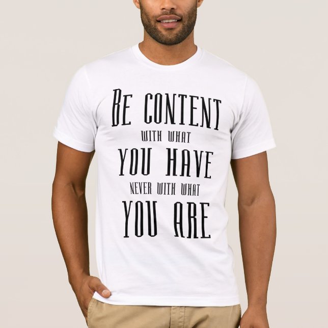 Var innehåll med vad du har, t shirt (Framsida)