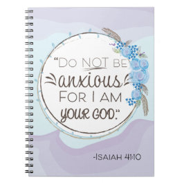 Var inte angelägen årstext anteckningsbok