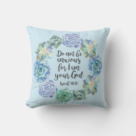 "Var inte den angelägna" suckulenten Kudde