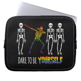 Var inte din Halloween-dabbing Skeleton Laptop Fodral