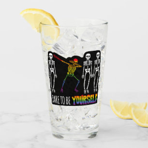 Var inte din Halloween-dabbing Skeleton Pop Glaskopp
