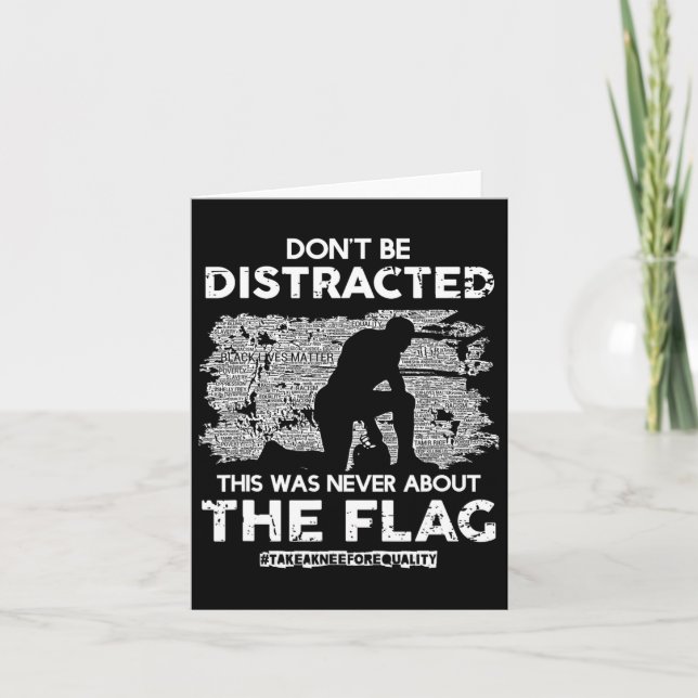 Var inte distraherad! Ta ett jämställdhetshälsa! Kort (Framsida)