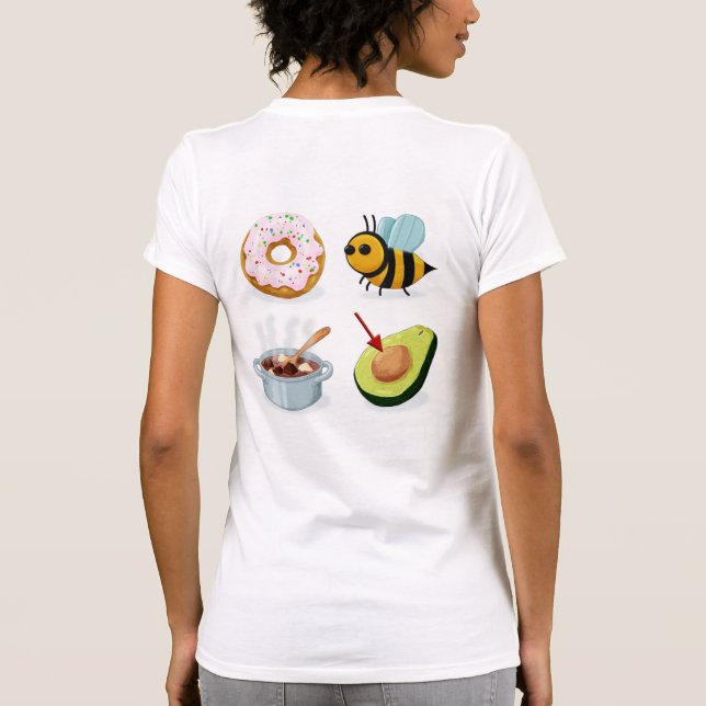 Var inte dum Rebus (bak) T Shirt (Baksida)