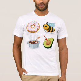 Var inte dum Rebus (framsida) T Shirt