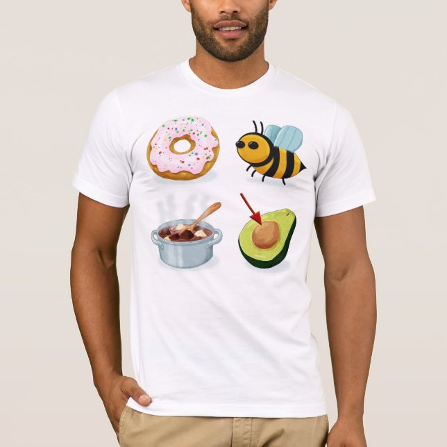 Var inte dum Rebus (framsida) T Shirt (Framsida)