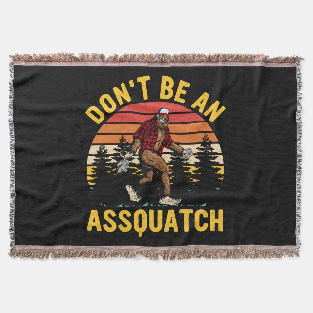 Var Inte En Assquatch Filt (Framsidan)