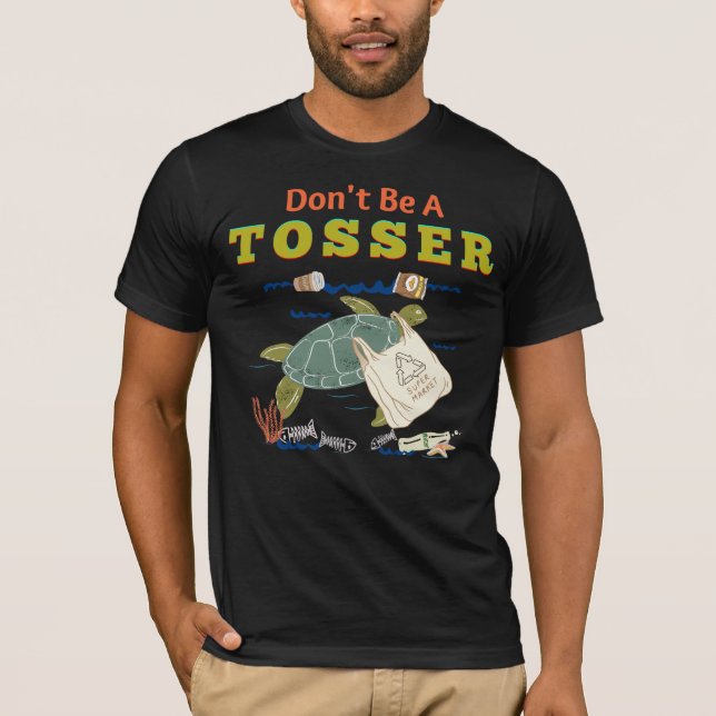 Var inte en Återvinna för att öka medvetenheten om T Shirt (Framsida)